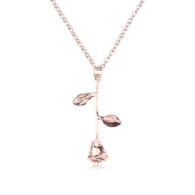 Precious Handmade Rose Gold Necklace