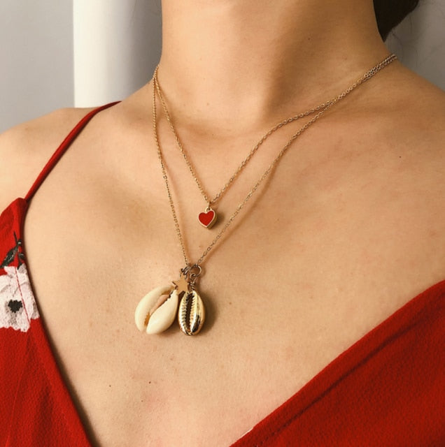 Handmade premium seashell Necklace