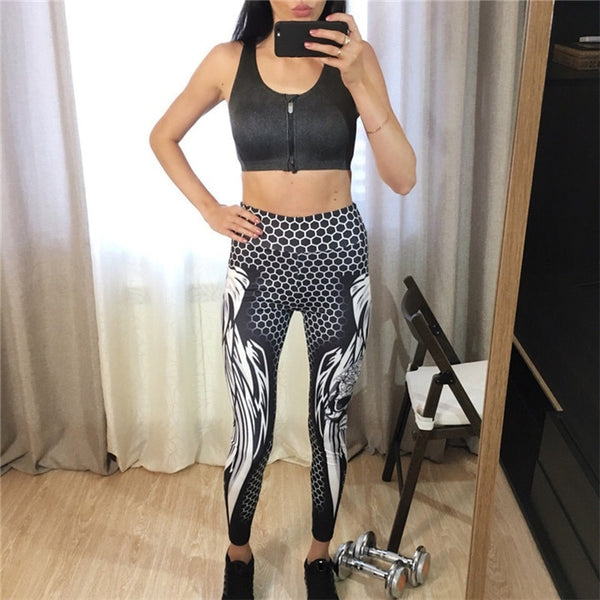 Honeycomb Skull Leggings