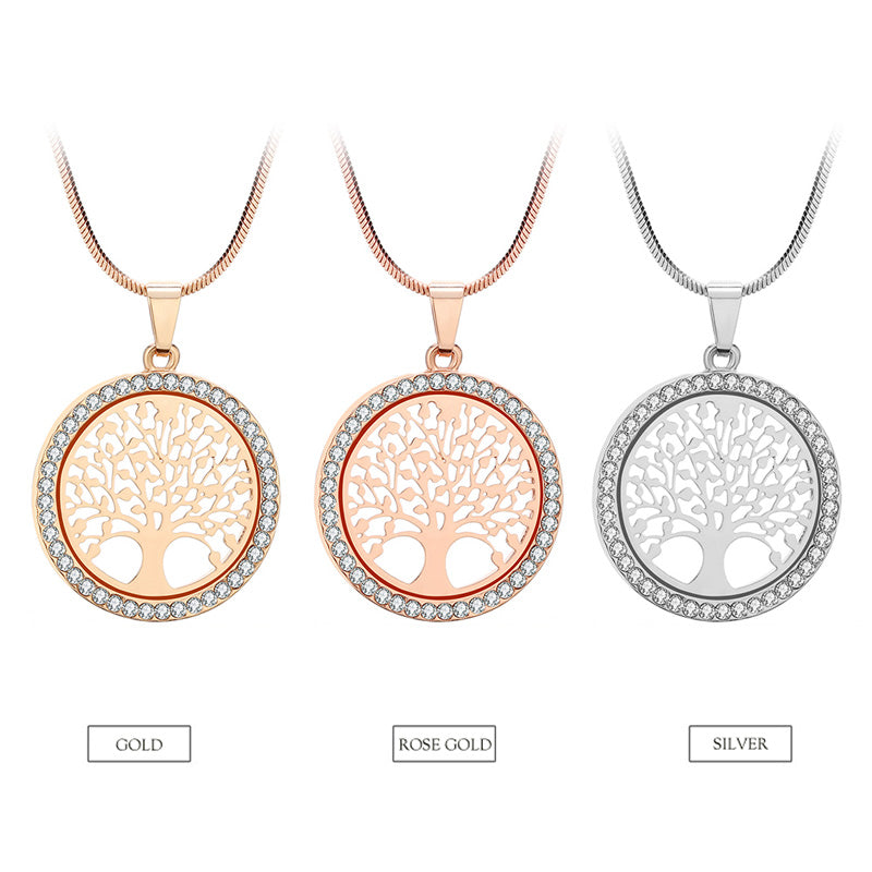 (Best Seller) Tree of Life Crystal Necklace