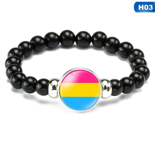 Premium Handmade Pan-sexual Bracelet