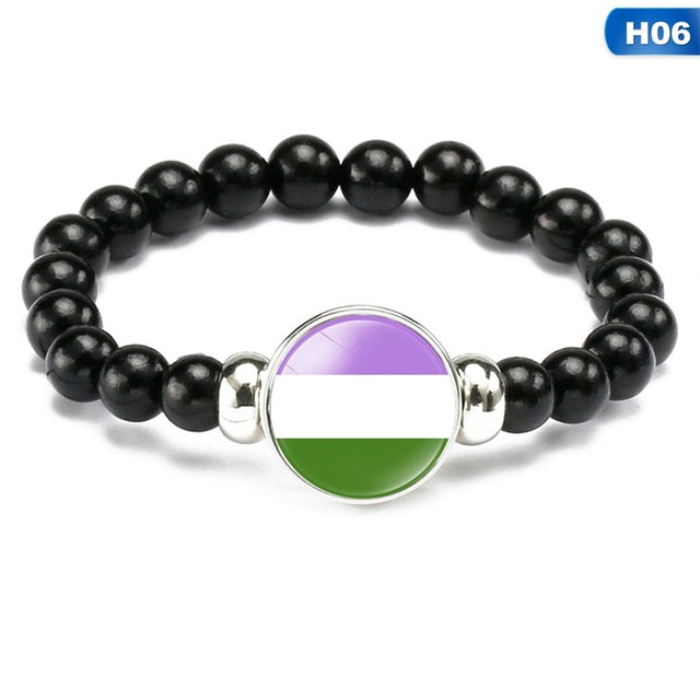 Premium Handmade Pan-sexual Bracelet