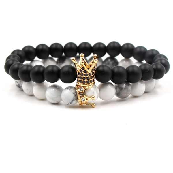 King & Queen Crown Bracelets | Premium Edition