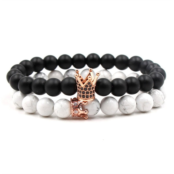 King & Queen Crown Bracelets | Premium Edition