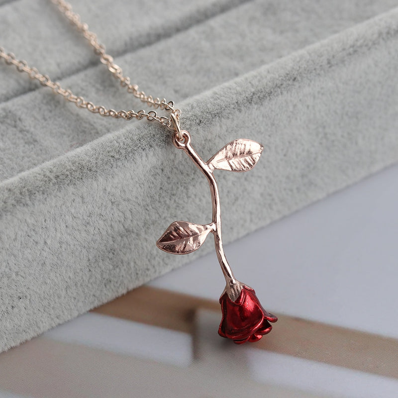 Precious Handmade Rose Gold Necklace