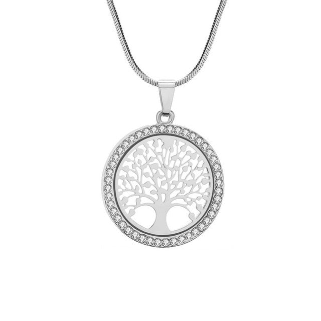 (Best Seller) Tree of Life Crystal Necklace