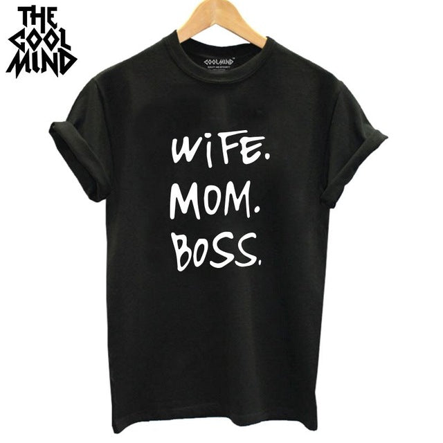 Wife Mom Boss Tee