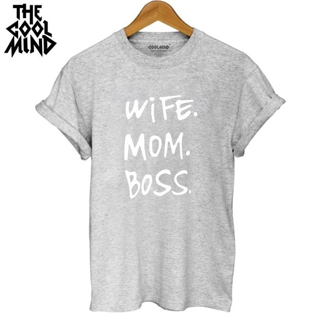 Wife Mom Boss Tee