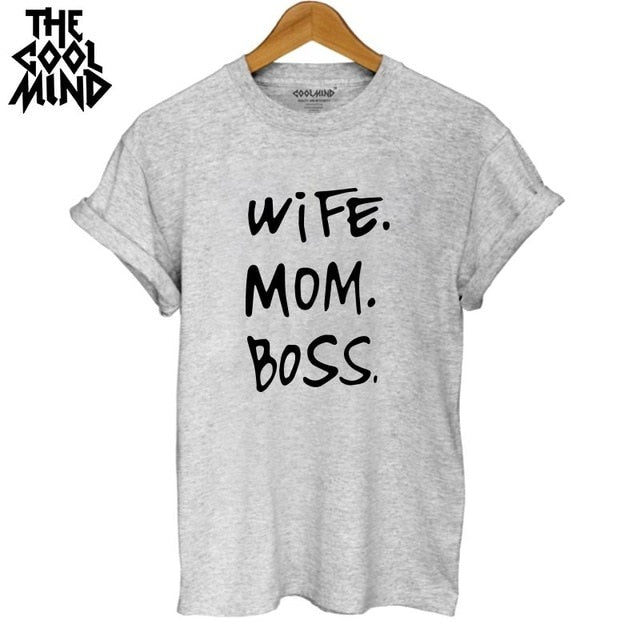 Wife Mom Boss Tee