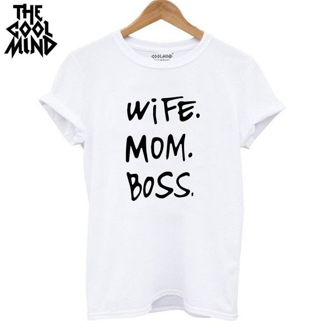 Wife Mom Boss Tee