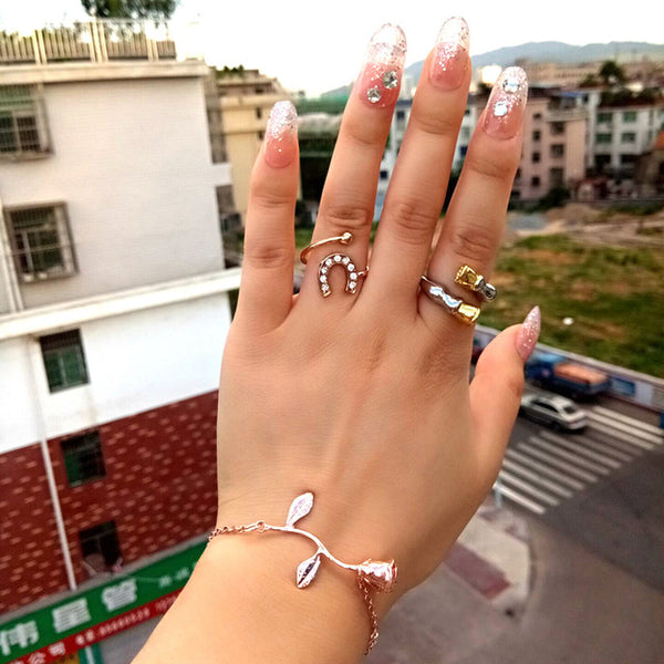 Dipped Rose Gold Bracelet