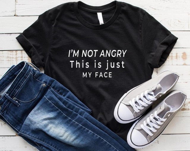 I'm Not Angry Tee