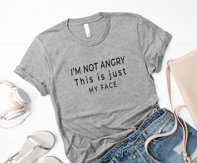 I'm Not Angry Tee