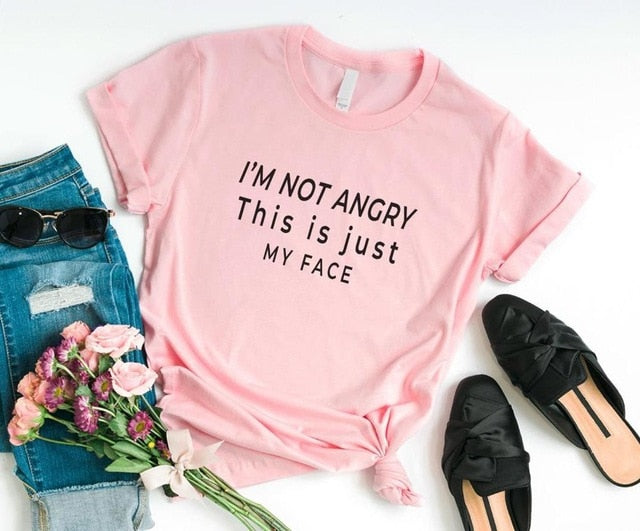 I'm Not Angry Tee